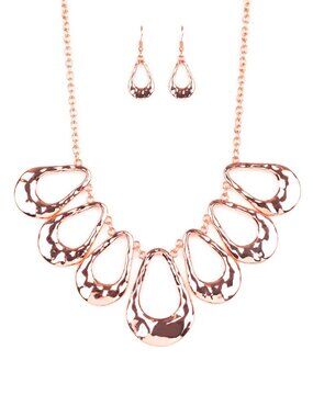 Paparazzi Necklace and Earrings Set (NS203)